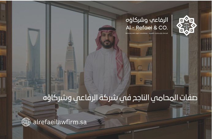 صفات المحامي الناجح في شركة الرفاعي وشركاؤه