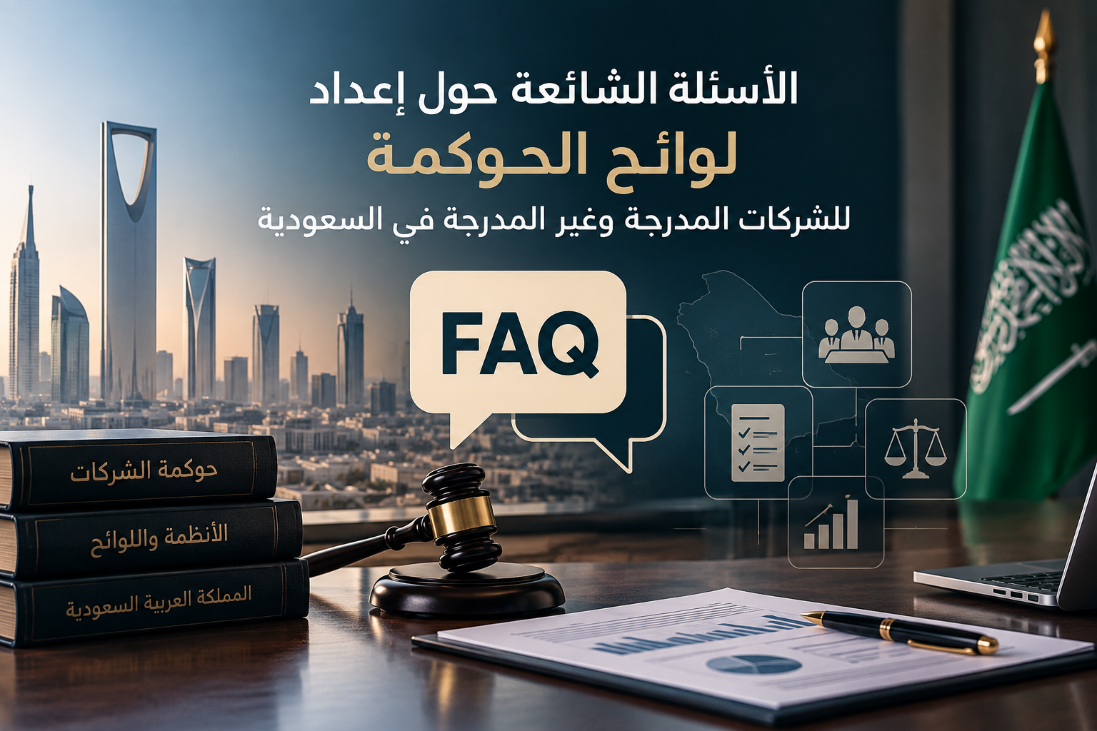  الأسئلة الشائعة حول إعداد لوائح الحوكمة للشركات المدرجة وغير المدرجة في السعودية