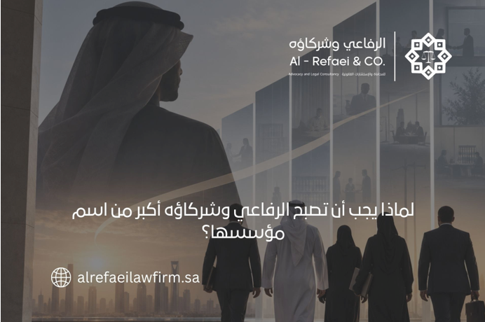 لماذا يجب أن تصبح الرفاعي وشركاؤه أكبر من اسم مؤسسها؟