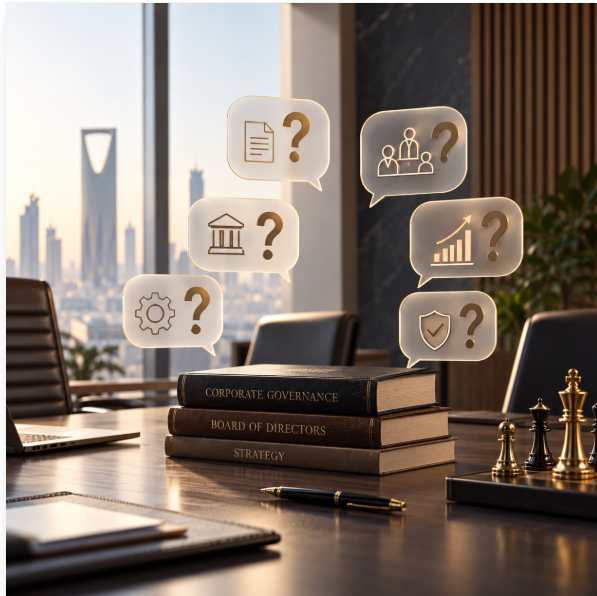 الأسئلة الشائعة عن خدمات حوكمة الشركات ومجالس الإدارة